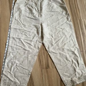 Linen capris
